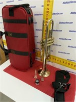 trumpet with case and contents