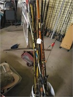 HUGE LOT OF FISHING POLES