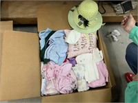 Case of baby clothes