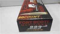 BOX FORT SCOTT .223 BRUSHHOG AMMO