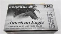 BOX  FEDERAL 5.56X45MM AMMO