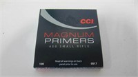 100 CCI SMALL RIFLE PRIMERS 450