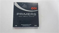 100 CCI SMALL RIFLE PRIMERS 400