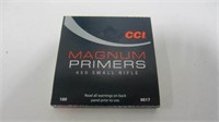 100 CCI SMALL RIFLE PRIMERS 450