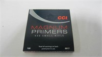 100 CCI SMALL RIFLE PRIMERS 450