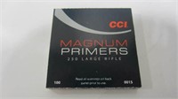 100 CCI LARGE RIFLE PRIMERS 250