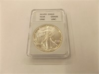 1990 Silver Eagle 1 Oz Fine Silver