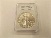 1989 Silver Eagle 1 Oz Fine Silver