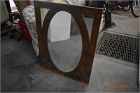Southwest Style Metal Frame Hanging Mirror