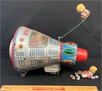 NEAT VINTAGE TIN LITHO BATTERY OPERATED TOY