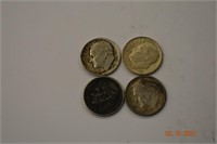 4- 1950-1957 US Dimes