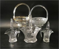 Heisey Glass Baskets & More