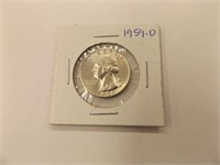 1959-D US Silver Quarter