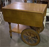 Antique Drop Leaf Butler's Cart