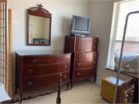Antique Dressers & Mirror
