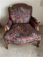 STUNNING SAM MOORE UPHOLSTERED ARM CHAIR