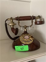 PRETTY WOOD ROTARY TELEPHONE