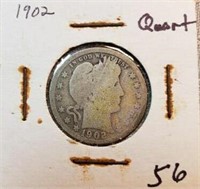 1902 Barber Quarter