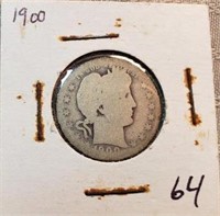 1900 Barber Quarter