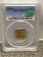 1902 - A PCGS MS64+ 5 five dollar Gold US coin