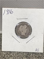 1916 liberty silver Dime US coin