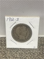 1912 -S silver liberty Half dollar US coin