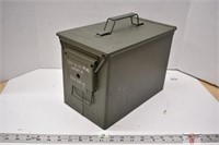 Metal Ammunition Box /lid 13" x 7" x 9' Deep
