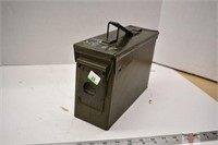Metal Ammunition Box /lid 4" x 10" x 7" Deep
