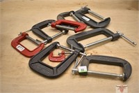 9 - Various C- Clamps