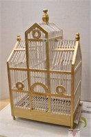 Wooden Bird Cage 16" x 12" x 27" High