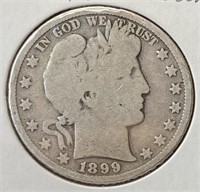 1899 Barber Half Dollar (VF30)