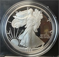 1992-S American Silver Eagle Dollar (PR69 Cameo)