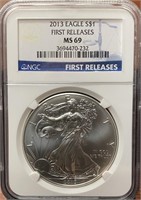 2013 American Silver Eagle (MS69 NGC)