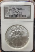 2005 American Silver Eagle (MS68 NGC)
