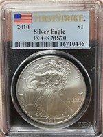 2010 American Silver Eagle (MS70 PCGS)