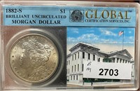 1882-S Morgan Silver Dollar (BUNC Global)