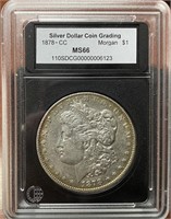 1878-CC Morgan Silver Dollar (MS66 SDCG)
