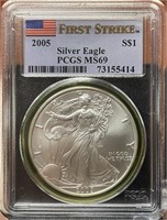 2005 American Silver Eagle (MS69 PCGS)