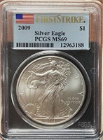 2009 American Silver Eagle (MS69 PCGS)