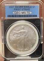 2007 American Silver Eagle (MS70 GEC)