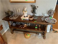 GORGEOUS 2 TIERED WOOD TABLE/ ACCENT/ENTRY/SOFA