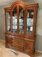 LOVELY LEXINGTON LIGHTED CHINA CABINET