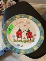 LADYBUG THEMED PLATE BY NATHALIE LETE