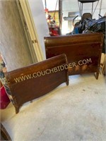 Twin sleigh beds  2 beds