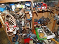 Clamps, Tools & Sundries (Contents of Bench)