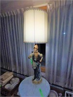LARGE EUROPEAN SOLDIER LAMP 31" WITHOUT SHADE