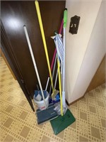 BROOM, DUSTPAN, SWEEPERS, MOP, ETC.