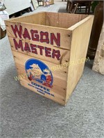 Wagon Master wooden coffee crate