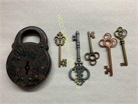 Old lock and mismatched keys