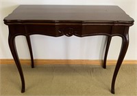 LOVELY FRENCH STYLE MAHOGANY GAME/CONSOLE TABLE